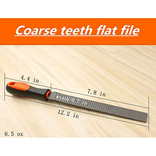 SDFSX 8 inches Woodworking rasp Coarse tooth Wood Rasp Files Woodw...