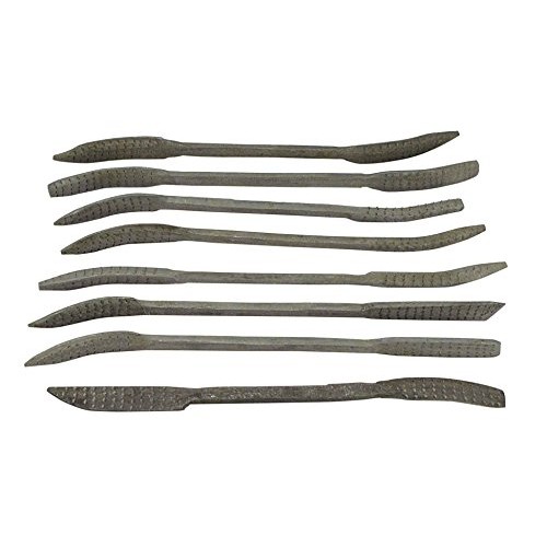 SE 7408WFR 8-Piece Heavy Wood Rasp Riffler File Set