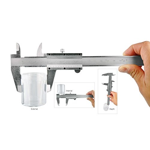 SE 781BC Steel Vernier Caliper, 6-Inch Measuring Range