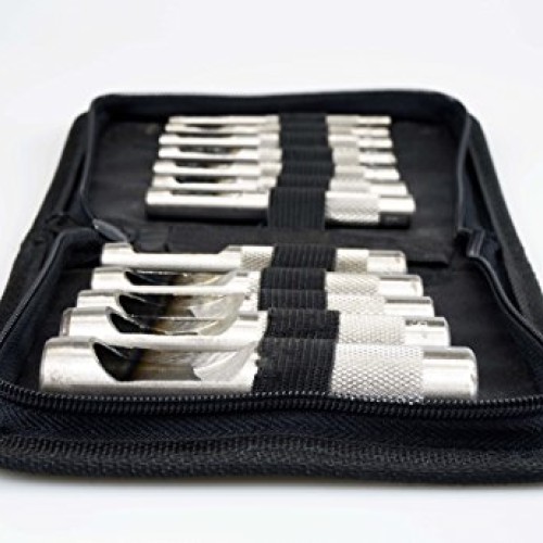 SE 791LP Heavy-Duty 12-Piece Hollow Leather Punch Set with Zipper ...