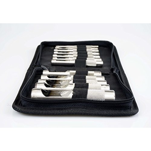 SE 791LP Heavy-Duty 12-Piece Hollow Leather Punch Set with Zipper ...