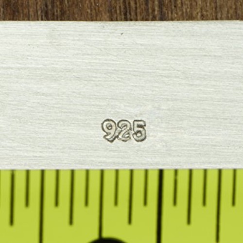 SE 91925MS Silver Metal Marking 925 Stamp