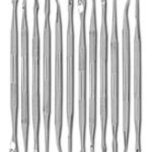 SE DD312 12-Piece Stainless Steel Wax Carvers Set