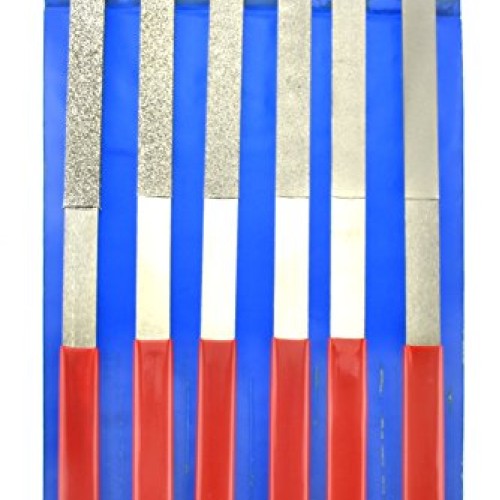 SE Flat Diamond Flat Files with 40 to 600 Grit 6 PC. - 74336DF
