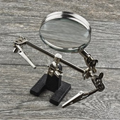 SE MZ101B Helping Hand with Magnifying Glass