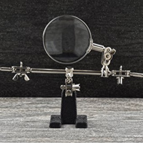 SE MZ101B Helping Hand with Magnifying Glass
