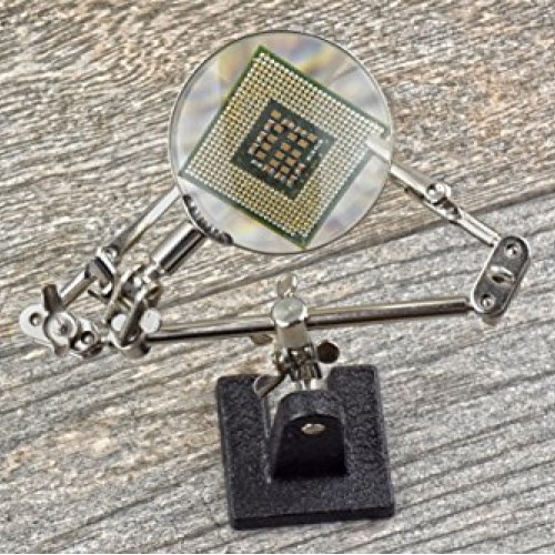SE MZ101B Helping Hand with Magnifying Glass