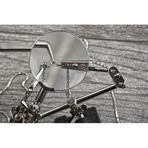SE MZ101B Helping Hand with Magnifying Glass