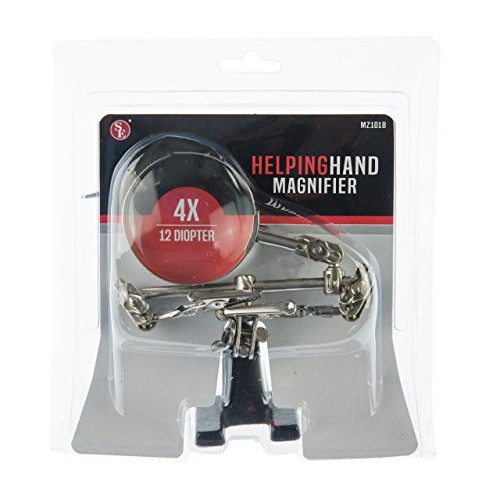 SE MZ101B Helping Hand with Magnifying Glass