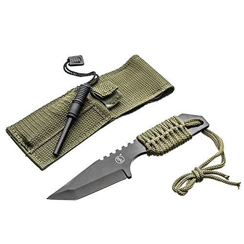 SE Outdoor Tanto Knife with Firestarter