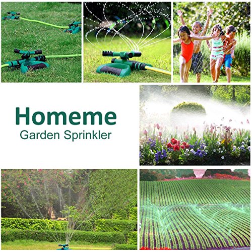 Sea pioneer Garden Sprinkler, Automatic Lawn Water Sprinkler 360 D...