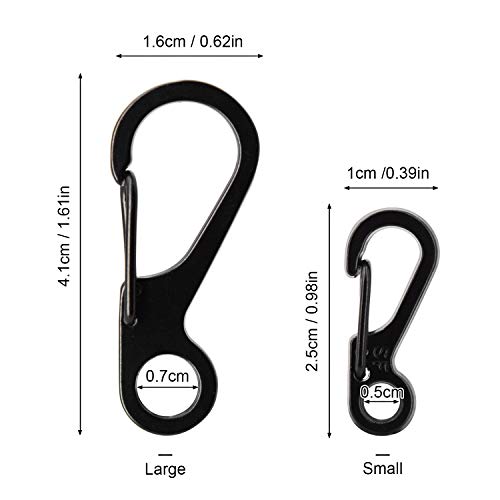 SeadeSky Mini Spring Hanging Buckle 2.5CM, Uning 20Pcs/Lot Metal...