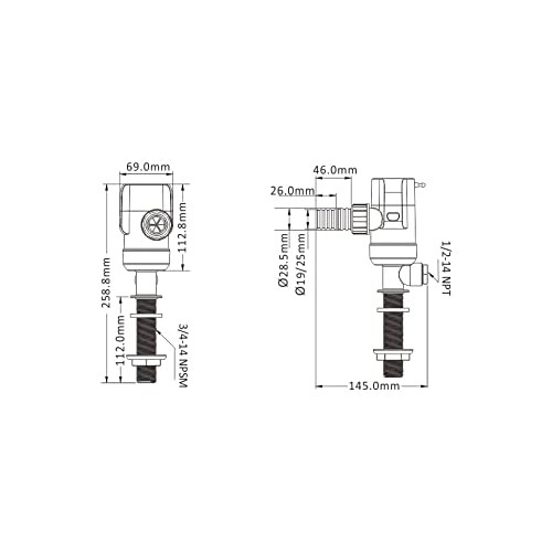 SEAFLO 12V 1100GPH Straight Livewell/Baitwell Pump 13C