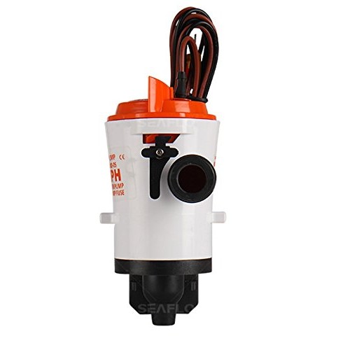 SEAFLO Aerator Livewell Pump - 12V, 800GPH, Submersible, Removable...