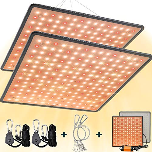 SEAMETAL 2-Pack LED Grow Lights Full Spectrum, 45W Plant Growing L...