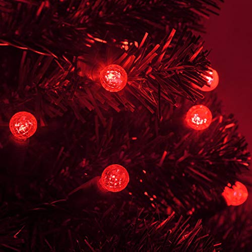 Seasonal Source - G12 LED Professional Grade String Light Red