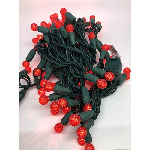 Seasonal Source - G12 LED Professional Grade String Light Red