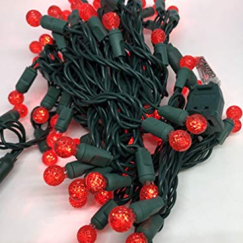 Seasonal Source - G12 LED Professional Grade String Light Red
