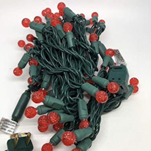 Seasonal Source - G12 LED Professional Grade String Light Red