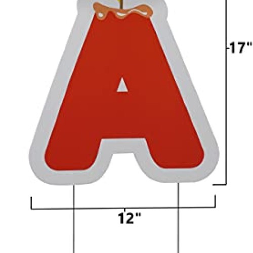 Happy Birthday Yard Signs with Metal Stakes, 17 Letters, Weather ...