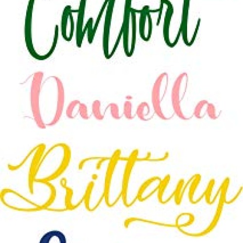 Iron on Name for Tshirt, Apron, Dress and more