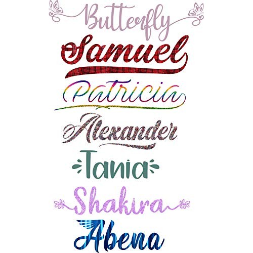 Iron on Name for Tshirt, Apron, Dress and more