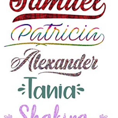 Iron on Name for Tshirt, Apron, Dress and more
