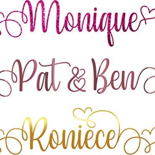 Iron on Name for Tshirt, Apron, Dress and more