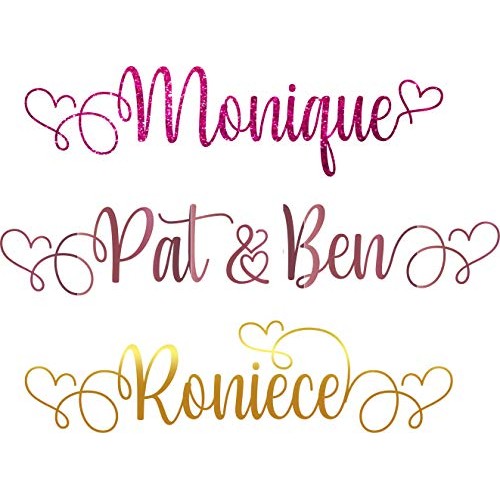 Iron on Name for Tshirt, Apron, Dress and more