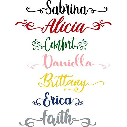 Iron on Name for Tshirt, Apron, Dress and more