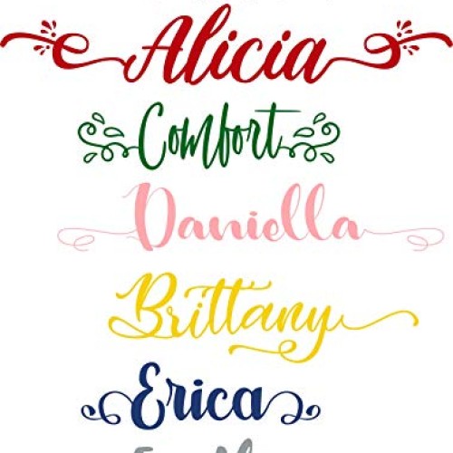 Iron on Name for Tshirt, Apron, Dress and more