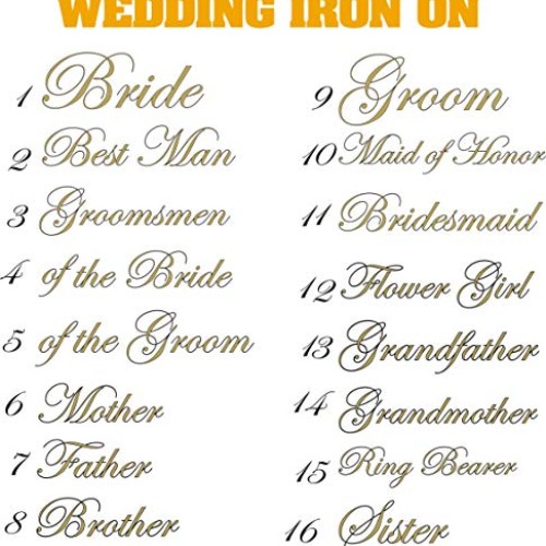 Name or Word -Custom Vinyl Iron On Decal Choose Your Color- One Wo...