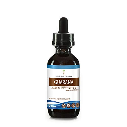 Guarana Tincture Alcohol-Free Extract, Organic Guarana Paullinia ...