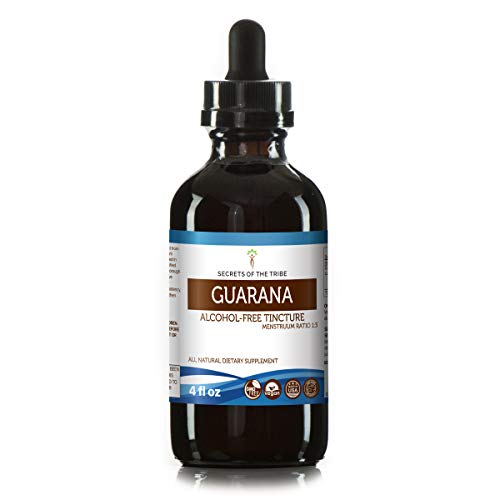 Guarana Tincture Alcohol-Free Extract, Organic Guarana Paullinia ...