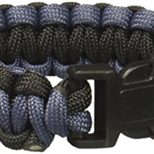 SecureLine NPCB550BKGL-6W 550 Nylon Paracord Survival Bracelet, La...