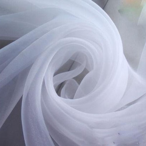 120 Wide 10ft Wide x 5 Yards - White Sheer Voile Chiffon Fabric...