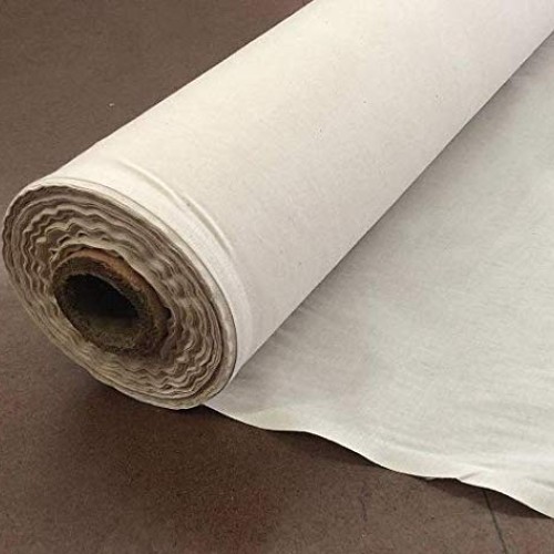 Natural 100% Cotton Muslin Fabric/Textile Unbleached - Draping Fab...
