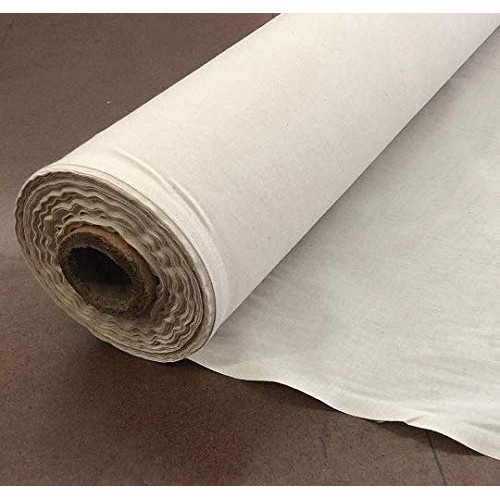 Natural 100% Cotton Muslin Fabric/Textile Unbleached - Draping Fab...