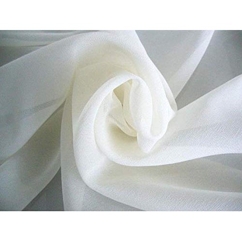 120 Wide 10ft Wide x 120 Yards Roll -Ivory/Off-White Sheer Voil...