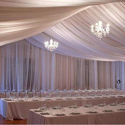 60 Wide 5ft Wide x 100 Yards Roll - White Sheer Chiffon Fabric ...