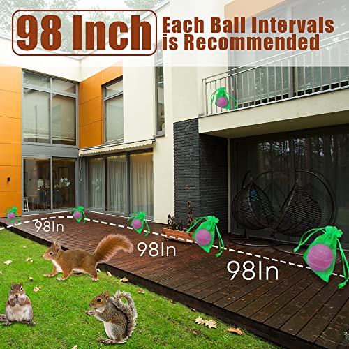 SEEKBIT 15 Pack Squirrel Repellent Peppermint | Chipmunk Rodent Mi...