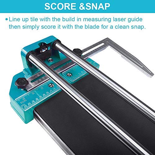 Seeutek 40 Inch Manual Tile Cutter With Tungsten Carbide Scoring W...