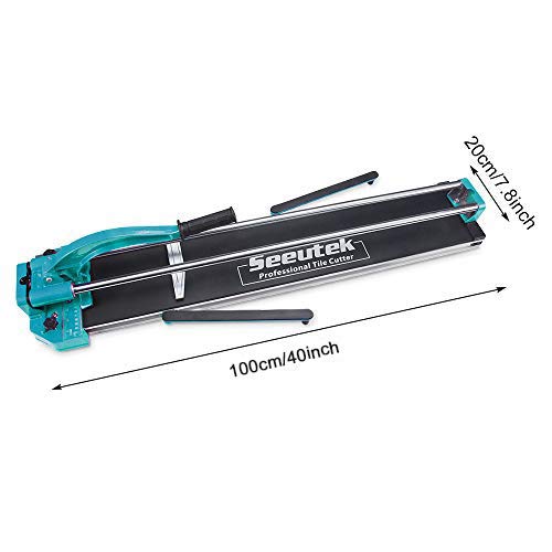 Seeutek 40 Inch Manual Tile Cutter With Tungsten Carbide Scoring W...