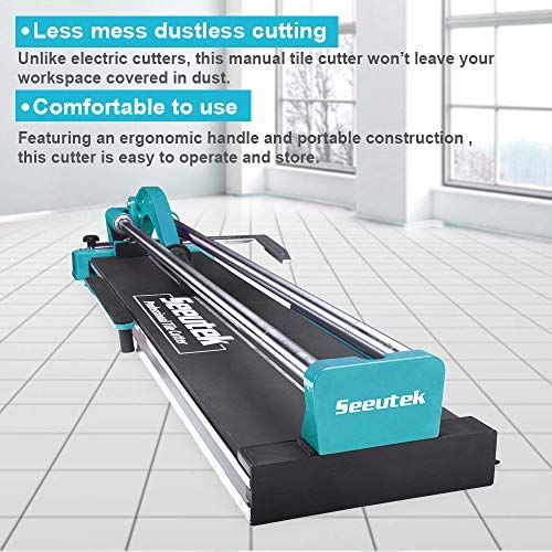 Seeutek 40 Inch Manual Tile Cutter With Tungsten Carbide Scoring W...