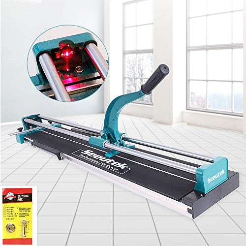 Seeutek 40 Inch Manual Tile Cutter With Tungsten Carbide Scoring W...