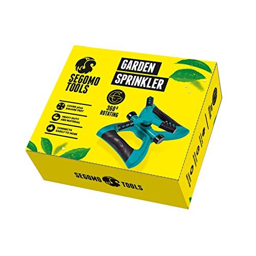 Segomo Tools 360 Degree Automatic Rotating Garden Lawn Water Sprin...