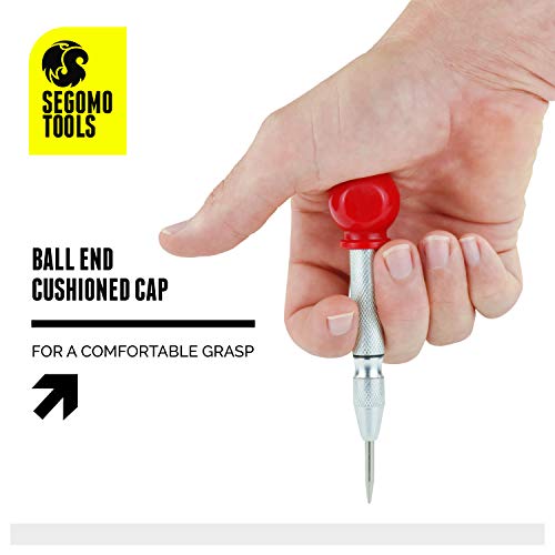 Segomo Tools 5 Inch Precision Diamond Knurled S2 Steel 58-60 Aut...