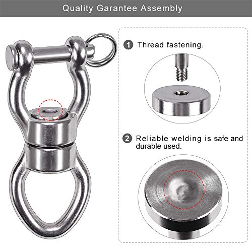 SELEWARE Silent Bearing Swing Swivel, 360° Rotational Device Hangi...