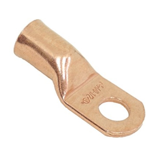 SELTERM 2 Pack 2/0 Gauge 2/0 AWG 3/8 Stud UL Heavy Duty Copper Cr...