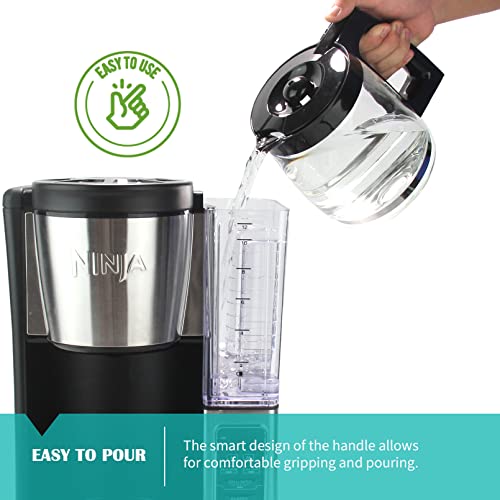 SendExtra 12-Cup Replacement Glass Carafe Pot Compatible with Ninj...